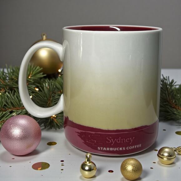 Starbucks Sydney Australia Global Icon Mug 2013 16oz Rare EUC - Picture 5 of 7